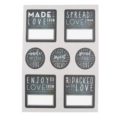Kitchen Pantry 28pc Chalk Board Label Set